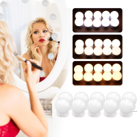 LED лампочки для зеркал XW878 VANITY MIRROR LIGHTS 10 шт, 3 режима работы