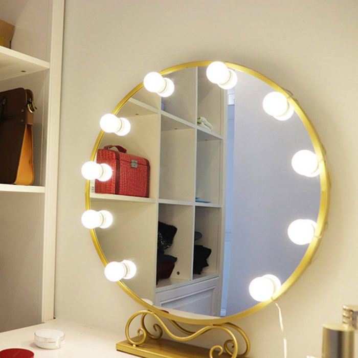 LED лампочки для зеркал XW878 VANITY MIRROR LIGHTS 10 шт, 3 режима работы