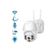 Камера відеоспостереження PTZ вулична WiFi 2mp (ICSEE) поворотна з мікрофоном 1080P Full HD
