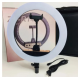 Кільцева світлодіодна лампа RING LIGHT ZB-R14 з 1 тримачем телефону + сумка, діаметр 35 см