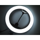 Кільцева світлодіодна лампа RING LIGHT ZB-R14 з 1 тримачем телефону + сумка, діаметр 35 см