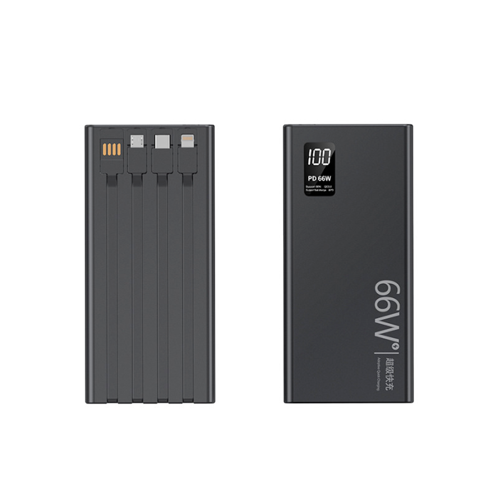 Повербанк Power Bank ZHY-564 10000 mAh з кабелями та ліхтариком