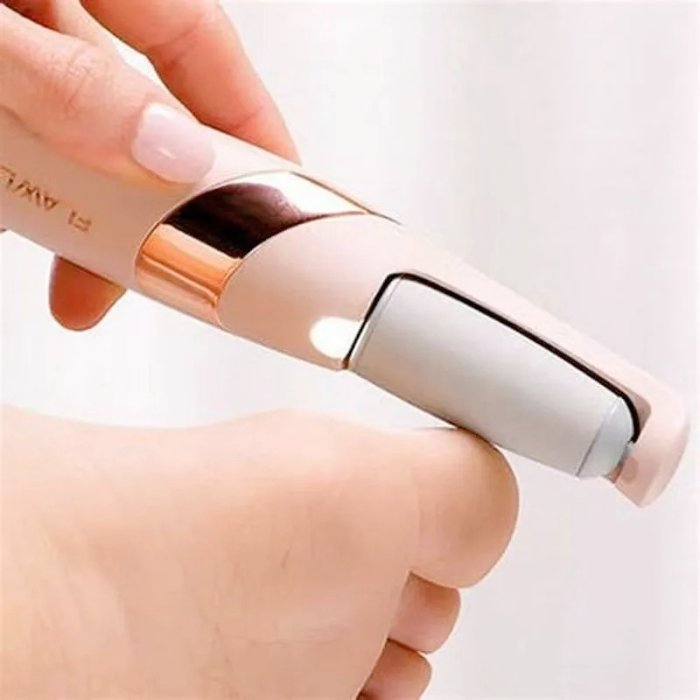 Апарат для педикюру Pretty girl flawless pedi (дві насадки) електрична пемза для ніг
