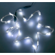 Гірлянда мідний дріт Кінський хвіст 5м 500LED Білий