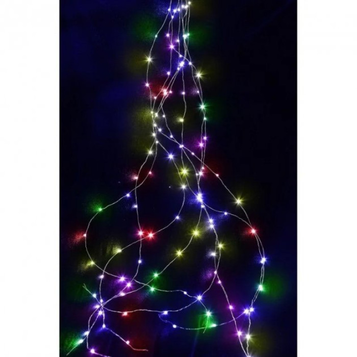 Гірлянда мідний дріт Кінський хвіст 5м 500LED RGB