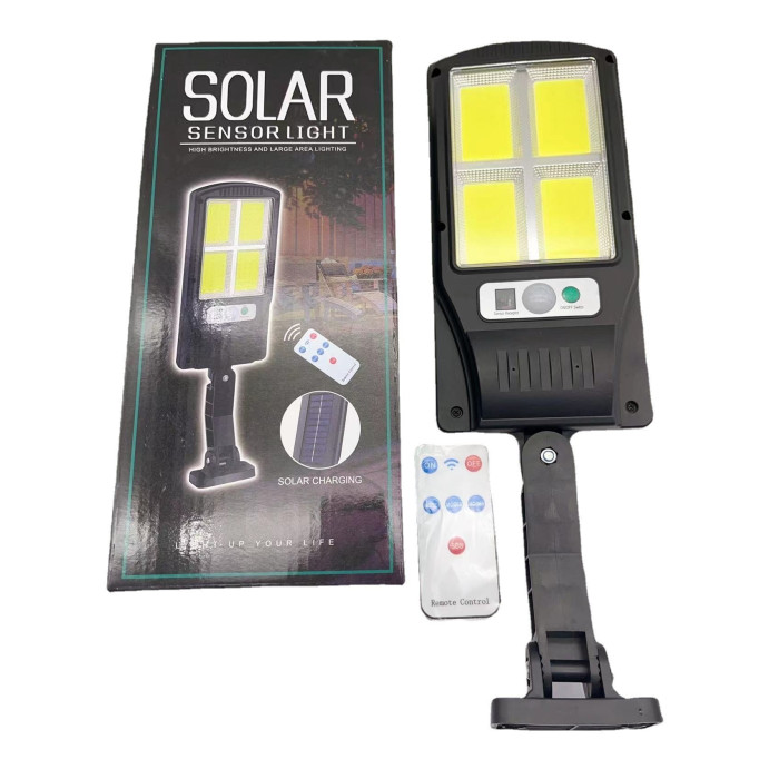 Вуличний ліхтар на стовп Bailong ДУ Solar день-ніч BL-BK-120-4COB