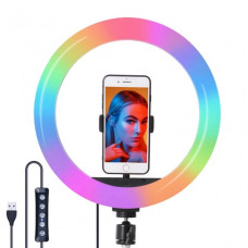 Кільцева світлодіодна RGB LED лампа MJ38