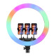 Кільцева світлодіодна RGB LED лампа MJ18