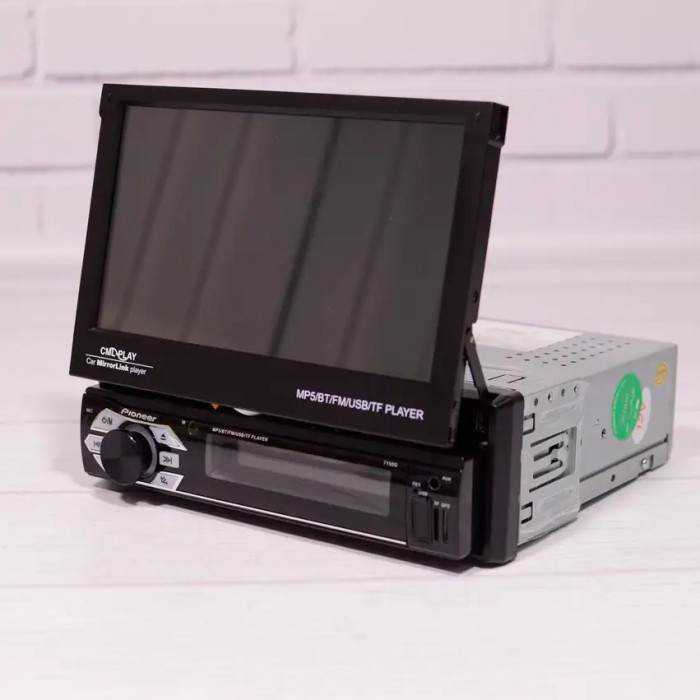 Автомагнітола 7150G GPS 1DIN з Bluetooth та виїзним екраном 7” (2 пульта)