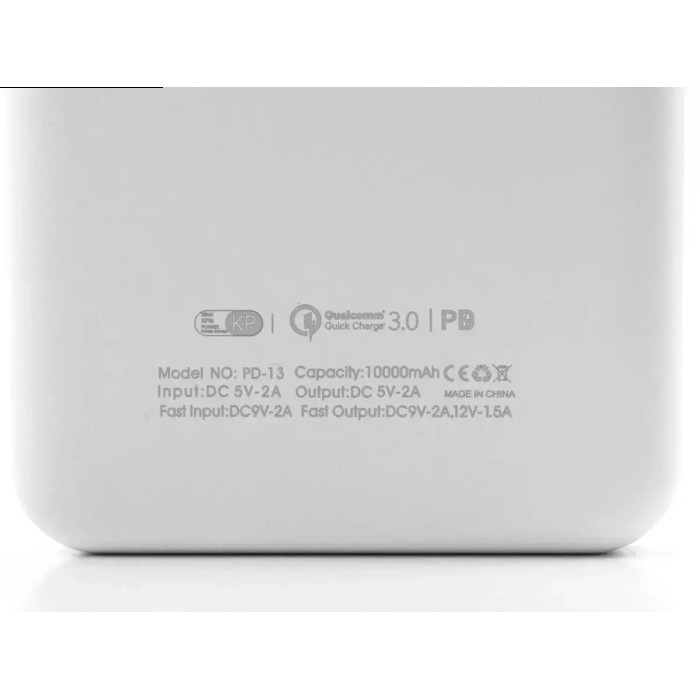 Портативний зарядний пристрій Powerbank KP PD-13 10000мАч