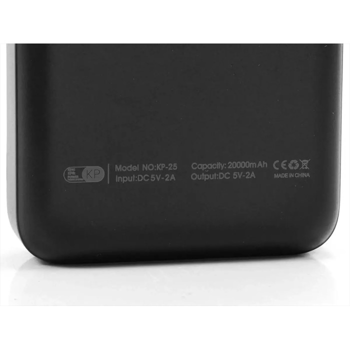 Потужний Powerbank 20000мАч KP KP-25