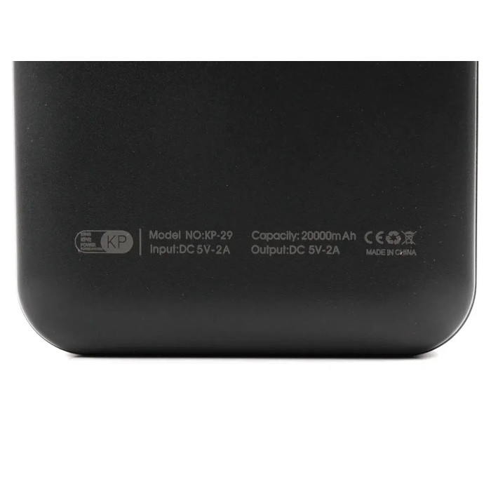 Потужний Powerbank 20000мАч KP KP-29
