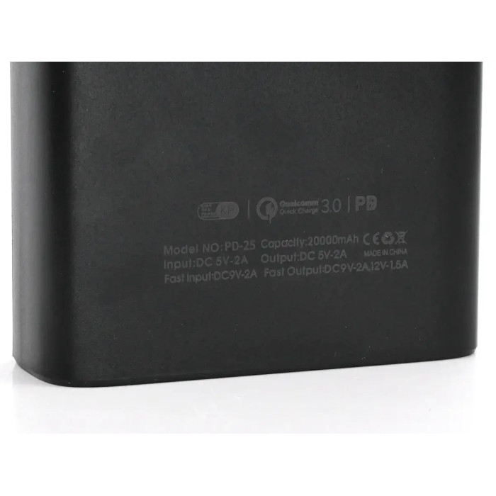 Потужний Powerbank 20000мАг KP PD-25