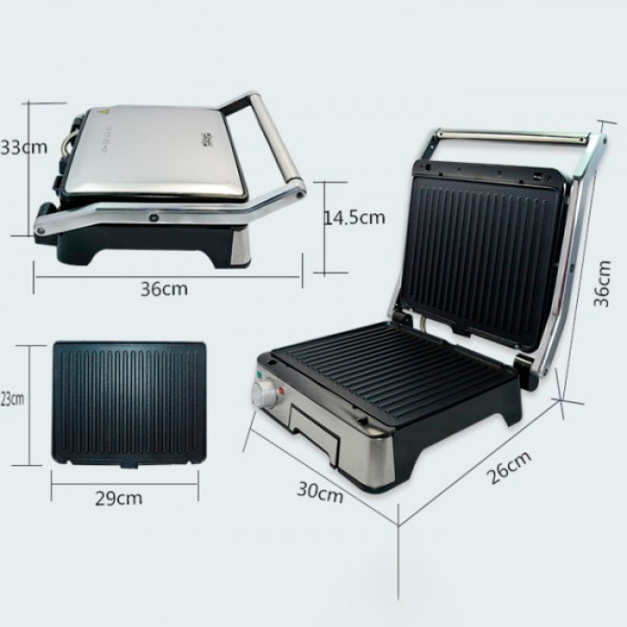 Електричний гриль із антипригарним покриттям DSP KB1045