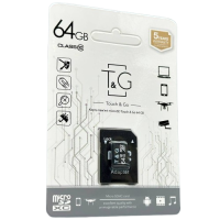 Карта пам'яті 64GB Class 10 + SD-adapter