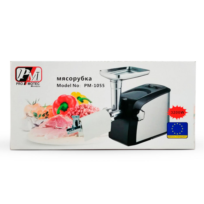 Електром`ясорубка із соковижималкою PROMOTEC PM-1055 3200 Вт