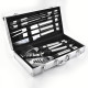 Набор для мангала BBQ Tools Set AL-10 в алюминиевом кейсе 43х21х8см