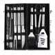 Набор для мангала BBQ Tools Set AL-10 в алюминиевом кейсе 43х21х8см