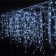 Гірлянда бахрома - білий дріт Xmas W-1 LED 150 3.3 Line Short curtain (10М) (Холодний Білий)