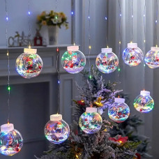 Гірлянда Xmas мікс 4 види 200L M-1 Copper curtain ball lamp (3M*1.5M) (Мультиколір)
