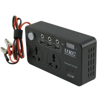 Перетворювач UKC ac/dc 200W 12V lcd/usb