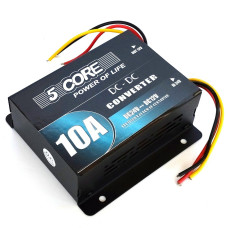 Преобразователь постоянного напряжения 5CORE с световой индикацией, 24V-12V, 10A