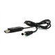 Кабель USB для роутера з перетворювачем напруги з 5В на 12В 0,5А DC-DC