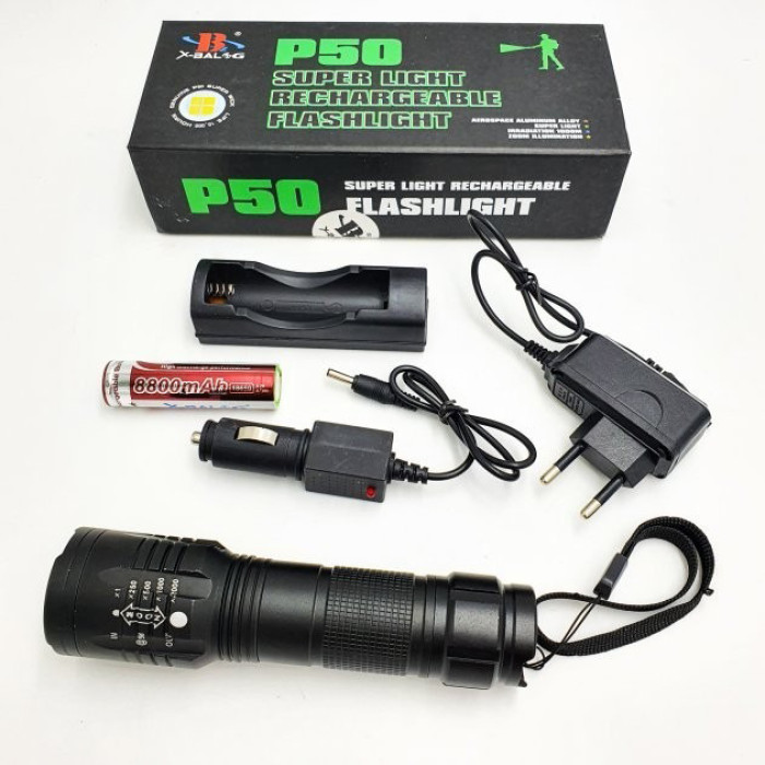 Потужний ручний фонарик BL 8900-P50