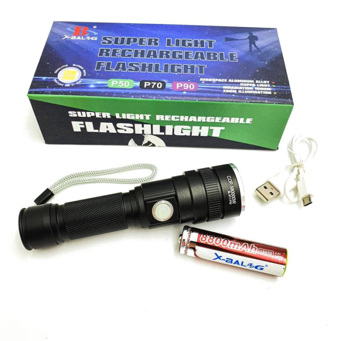 Потужний ручний ліхтарик BL-611-P50