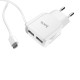 Зарядний пристрій HOCO USB Charger Double Micro Cable C59A