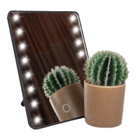 Дзеркало для макіяжу з LED підсвічуванням 16 світлодіодів Cosmetie Mirror CY009