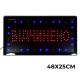 Світлодіодна торгова вивіска "ВІДЧИНЕНО" Contour LED (розмір 48х25см)