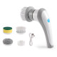 Щётка аккумуляторная для мытья посуды с насадками Electric cleaning brush