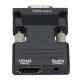 Адаптер-перехідник HDMI to VGA OUT Black