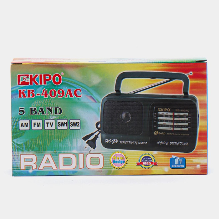 Портативний радіоприймач KIPO FM Kipo KB-409AC