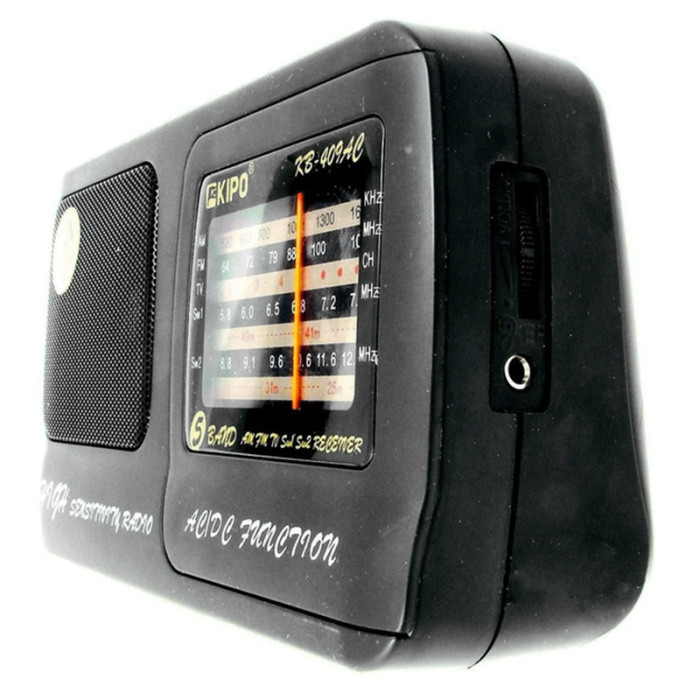 Портативний радіоприймач KIPO FM Kipo KB-409AC