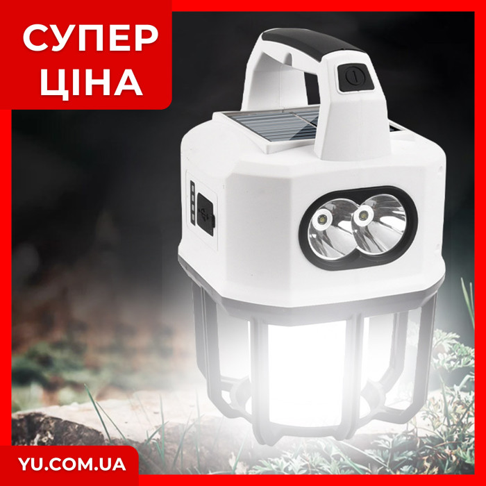 Ліхтар-лампа на сонячній батареї Bailong Solar KT-8869