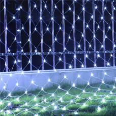 Xmas гірлянда LED 120P NET W Cітка (1.5M*1.5M) (Холодний білий)