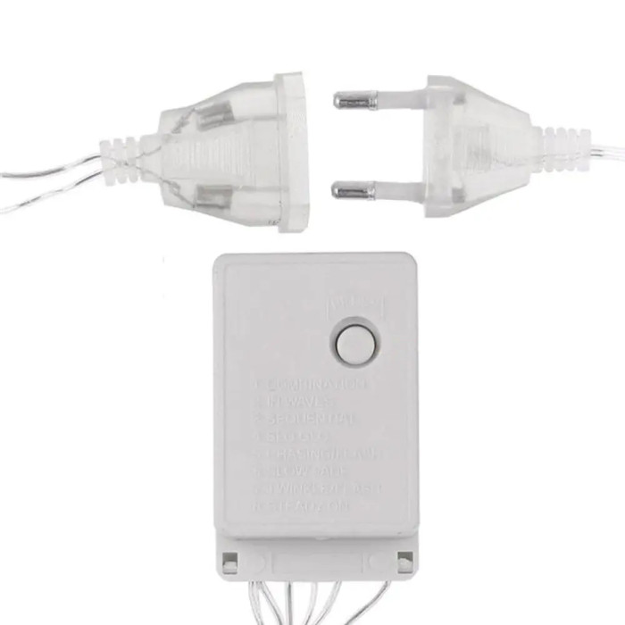 Гірлянда водоспад LED 480-W (3M*3M) (Холодний Білий)