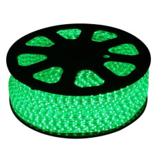 Светодиодная лента LED 5050 Green Зеленый 100м. 220V