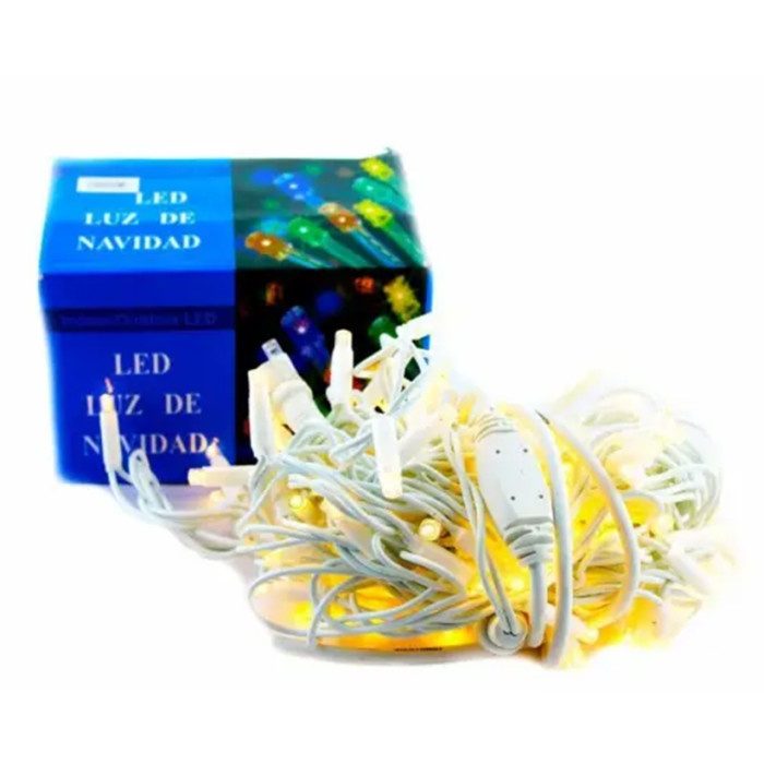 Вулична гірлянда LED-100L 3.3 Line WW-1 білий дріт (10М) (Теплий білий)