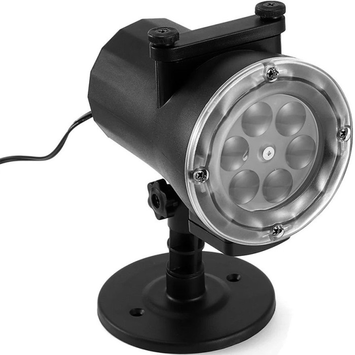 Уличный лазерный проектор Led Change Card Garden Projector 518 12 картриджей RGB изображений