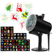 Уличный лазерный проектор Led Change Card Garden Projector 518 12 картриджей RGB изображений