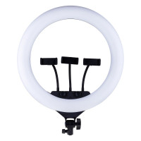 Кільцева лампа Soft Ring Light M36E з 3 кріпленнями та пультом ДК