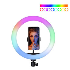 Кільцева LED лампа MJ-30 RGB 30см
