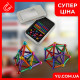 Магнитный конструктор Neo MIX COLOR (36 шт. магнитные палочки и 28 шт. стальные шарики)