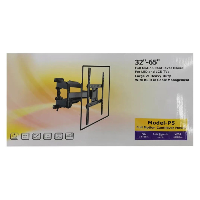 Кронштейн крепление для телевизора на стену 32"-65" P5