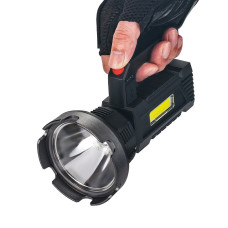 Потужний ручний ліхтар BL T-100 Torch з бічним світлом