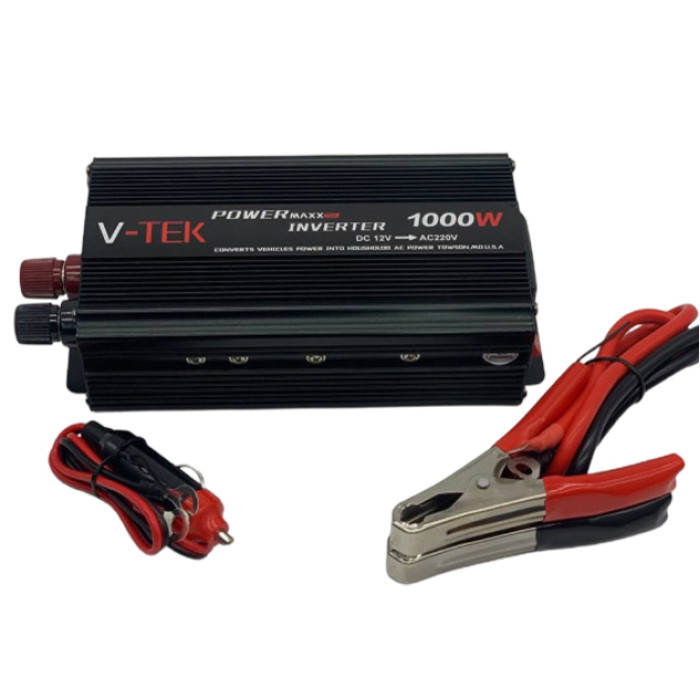 Преобразователь-инвертор V-Tek DC/AC SSK-1000W 12V USB