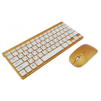 Комплект беспроводная клавиатура и мышка WIRELESS 902 APPLE